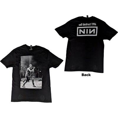 Nine Inch Nails Unisex T-Shirt: Self Destruct '94 (Back Print) | eBay
