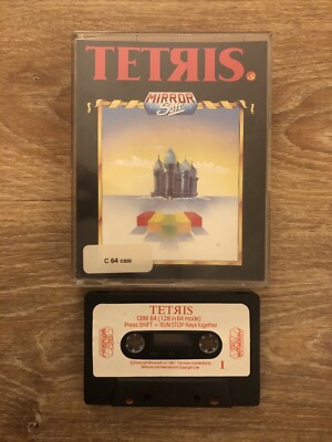 Tetris | Mirrorsoft (1987) | Commodore 64/128 C64 | Cassette/Tape | Vintage Rare