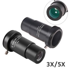 3X/5X Barlow Lens 1.25 Inch Metal Fully Multi-Coated Telescope Extender Lens F