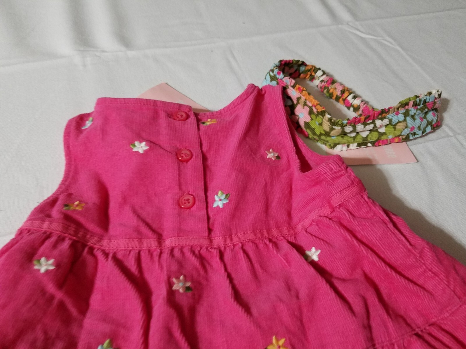 Gymboree Daddy's Night Owl 3-6 Month Dress Headband Diaper Cover Outfit NWT