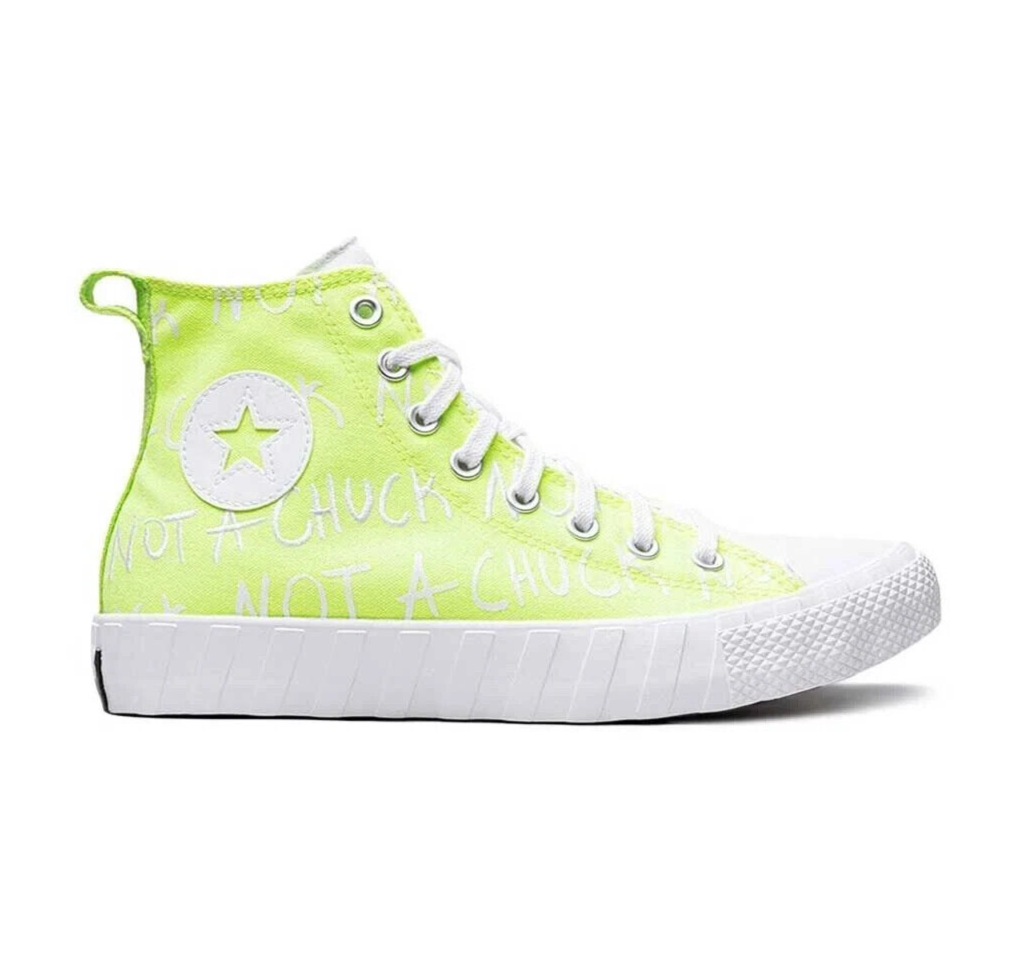 NEW Converse Men Sz 9 Unt1tl3d Not A Chuck All Star Hi Top Shoes A03146C Yellow Converse Unt1tl3d Not A Chuck All Star Hi Top Shoes MEN main image 3