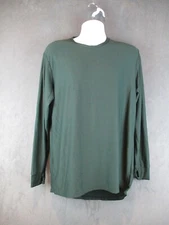 Duluth Shirt Mens Large Green Buck Naked Base Layer Performance Athleisure