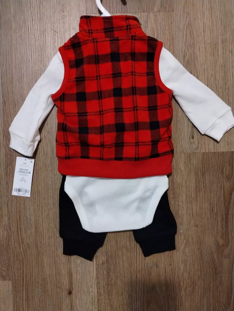 Baby plaid hotsell vest