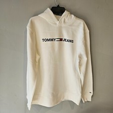 Tommy Jeans Horizon Hoodie, Bright White, Large