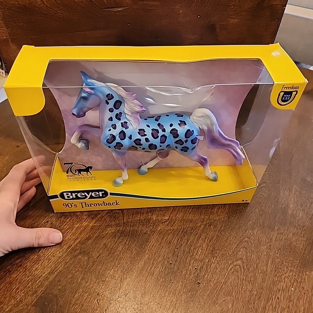 Breyer 90s Throwback Freedom Series 2021 Retro 1:12 Horse Blue
