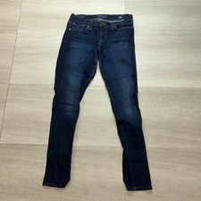 Lucky Brand Jeans Charlie Skinny Size 4/27A Ankle Low Rise Dark Wash Denim
