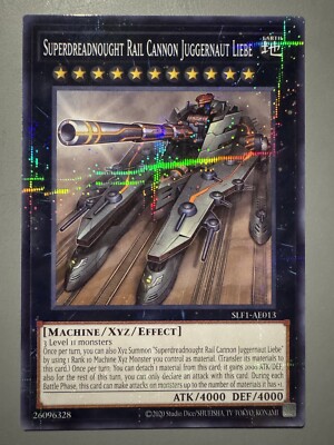 superdreadnought yugioh deck : TDIL-EN091 1st Ed Number 81: Rail Cannon Super Dora Super Rare Card You can detach 1 material from this card OCG] Official Art of "Superdreadnought