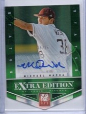 2012 Elite Extra Edition MICHAEL WACHA Status Die Cut Auto 15/25