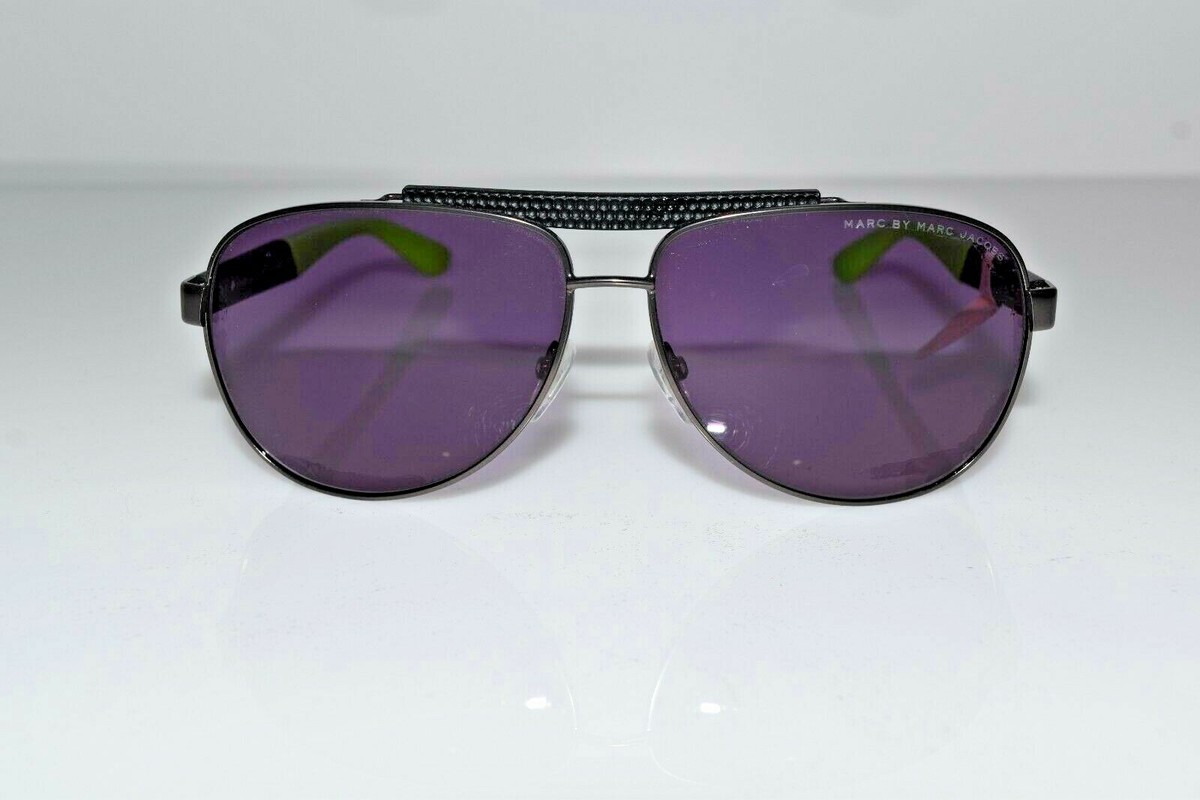 Marc Jacobs Purple Aviator Sunglasses Marc Jacobs Aviator Gradient Sunglasses - Brown Sunglasses  main image 2