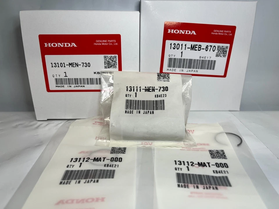 KIT DE PISTÓN HONDA NUEVO GENUINO OEM TAMAÑO STD 2004-2013 CRF450X 13101-MEN-730 Foto 2 de 3