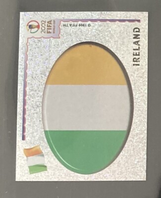 Panini Sticker Nr. 350 WM World Cup 2002 02  Wappen Irland in Top-Zustand
