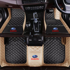 For 2000-2026 Subaru Handmade all-weather waterproof PU leather floor mat