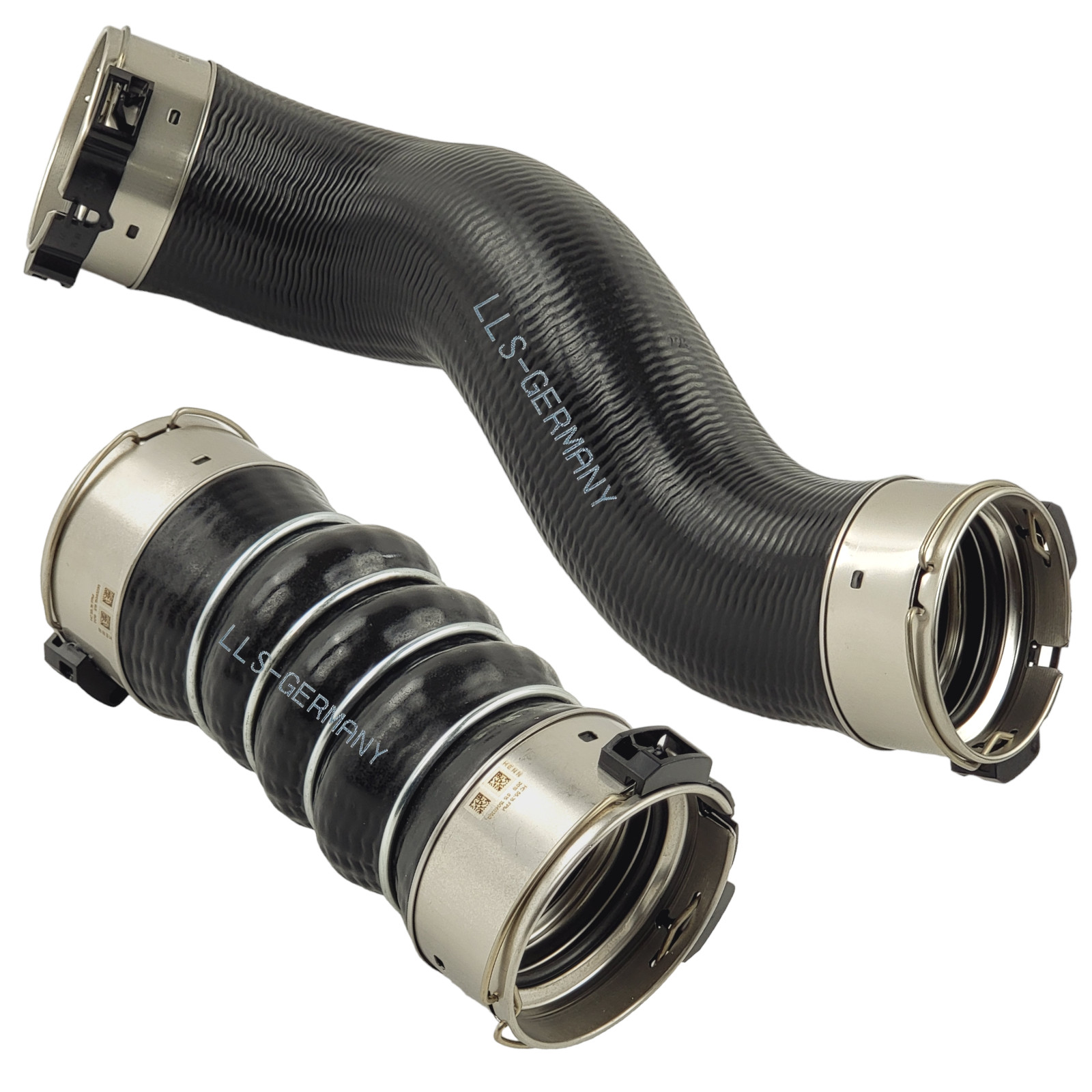 2X Turbo Hose For BMW 5 Series (F10-F11) 530D, XDRIVE 11618513451-11618516509