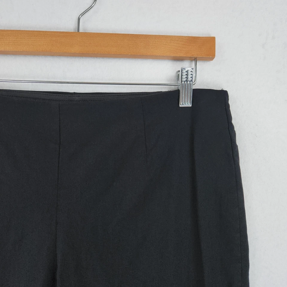 Calvin Klein Pants Womens 14 Black Mid Rise Tapered Leg Pull On Business Casual - Image 2 of 4