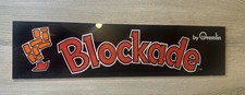 Original Gremlin Blockade Arcade Cabinet Marquee Header Artwork 1976 Vintage image