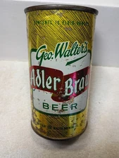 Adler Brau flat top  beer can  ,  Appleton Wi  EMPTY