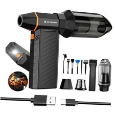 Blower  Suction 2 in 1 Magnetic Compressed Air Duster - LED Light