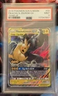 Pokémon TCG PSA 9 Pikachu & Zekrom GX Team Up Holo Card 33/181