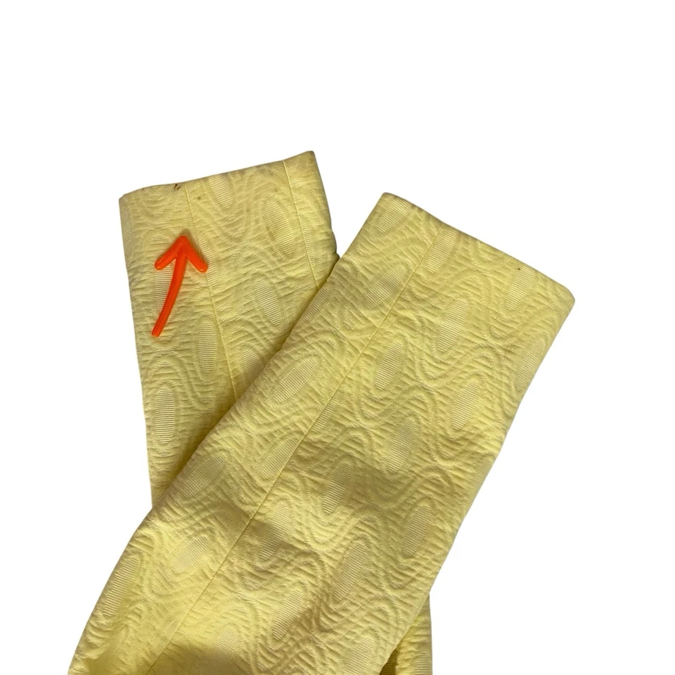 Larry Levine Blazer женщин Sz 8 желтый Spring куртка Officecore Corpcore работы - Изображение 4 из 4