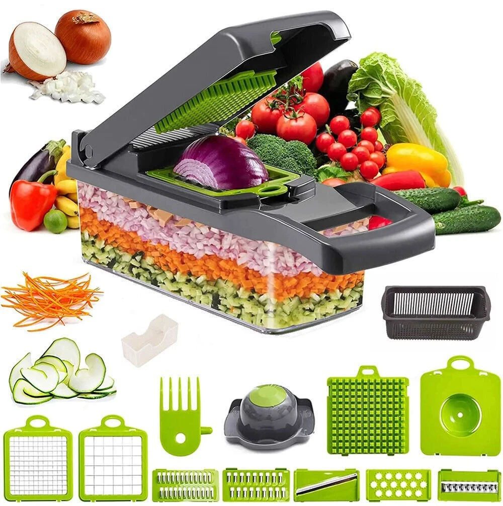 15 in 1 Food Onion Veggie Dicer Slicer Kitchen Vegetable Fruit Chopper Cutter