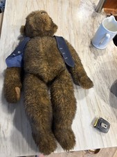 Large Vintage Antique Teddy Bear Jointed