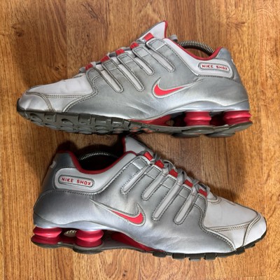 ナイキページ Nike Shox NZ LE RARE 636088 102 White Ember Glow Metallic Silver