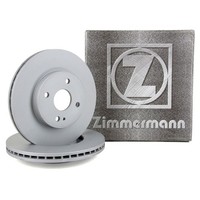 Zimmermann Bremsscheiben Satz FüR Mazda 2 (De) 1.3 1.5 1.4MZR-CD 1.6MZ-CD Vorne