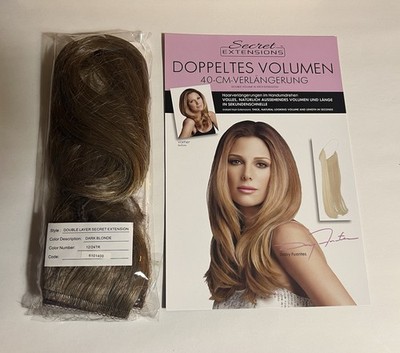 Secret Extensions 40 cm Haarverlängerung Dunkelblond