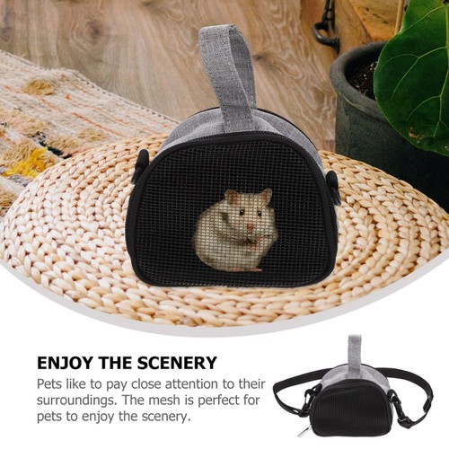 Pet Out Bag Carry for Small Animals Breathable Bunny Carrier Travel - 第 2/12 張圖片