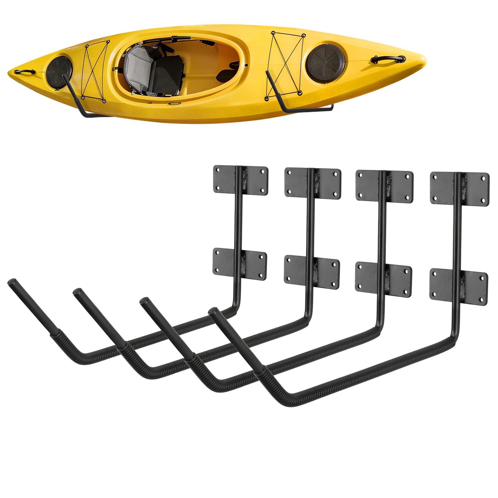 Storage Rack,heavy Duty Kayak Wall Mount Hooks For Garage Ut
