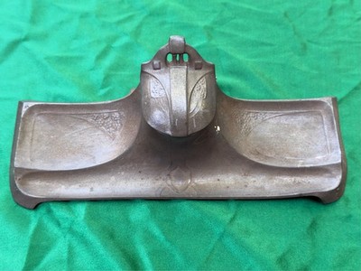Antique inkwell from Prague. Jugendstil Art Nouveau. Not repro.