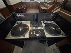 Technics SL-1200 Direct Drive DJ Turntables Pair Silver