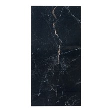 Piastrelle 60x120 Effetto Marmo Nero Simon Natural Lucide High Gloss - 5,76 Mq