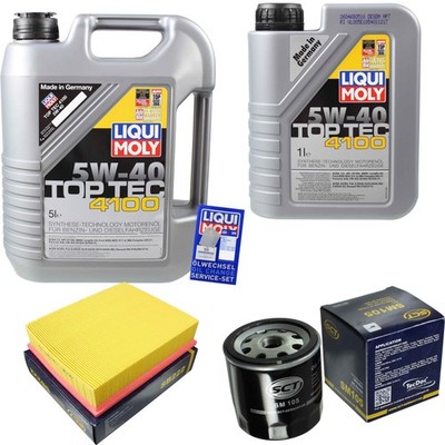 INSPEKTIONSKIT FILTER LIQUI MOLY ÖL 6L 5W-40 für Opel Frontera A Sport 5_SUD2