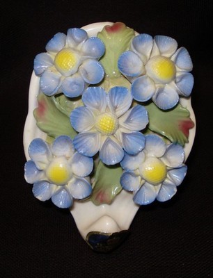 Vintage Aynsley England Hand Painted Bone China October Daisy Flower Figurine