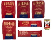 Barilla Al Bronzo Mix 6X500G Premium Pasta Extrarau Hartweizen +Polpa