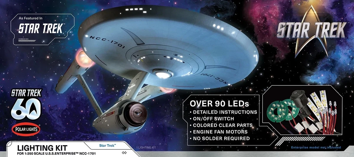 Polar Lights Star Trek Science Fiction 1:350 Scale Toy Models