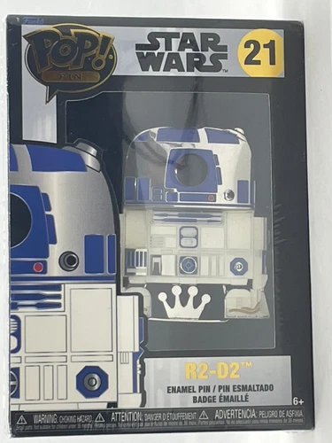 Funko Pop! Pin Star Wars R2-D2 Enamel Pin #21 w/ Removable Stand