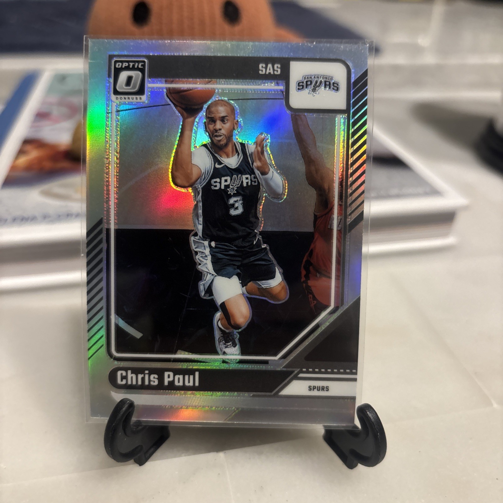 Chris Paul #134 2024-25 Panini Donruss Optic Silver Holo Spurs