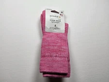 Pistil Women's Wool Blend Dakota Crew Socks Made In USA Size M 7-9.5