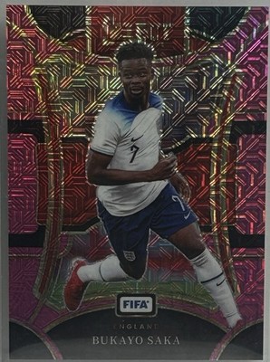 2023-24 Panini Select FIFA Bukayo Saka Pink Mojo /199