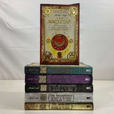 Secrets of the Immortal Nicholas Flamel Books 1-6 Complete Series Michael Scott