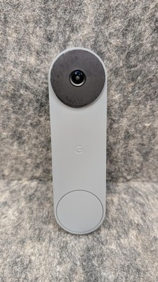 Google Nest GWX3T WiFi Smart Video Doorbell - Battery - Ash - Scuffed Lens