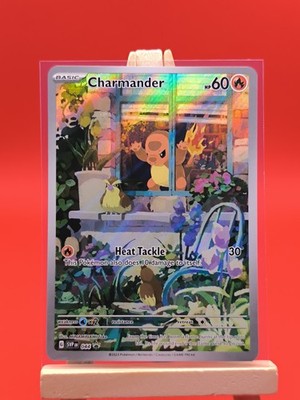 Charmander SVP044 Scarlet & Violet Illustration Rare Promo Pokemon