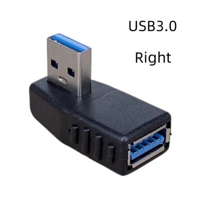 USB 3.0 Winkel Adapter links 90° Grad Winkeladapter A Stecker zu A Buchse