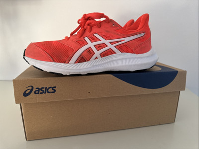 asics Turnschuhe Laufschuhe sunrise rot weiß Mädchen Gr. 36
