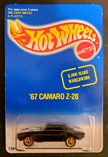 Hot Wheels '67 Camaro Z-28 Greater Seattle Toy Show 1995 Black/Gold 1:64