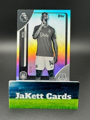 2025-26 Topps Premier League EPL - Beto #140 Black & White Rainbow /75
