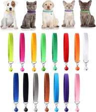 15 Pcs Puppy Collars for Litter, Assorted Colors, Adjustable Whelping Collars