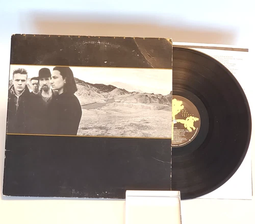 U2 The Joshua Tree Bono Edge With or Without You 1987 LP Island 90581-1 VG+
